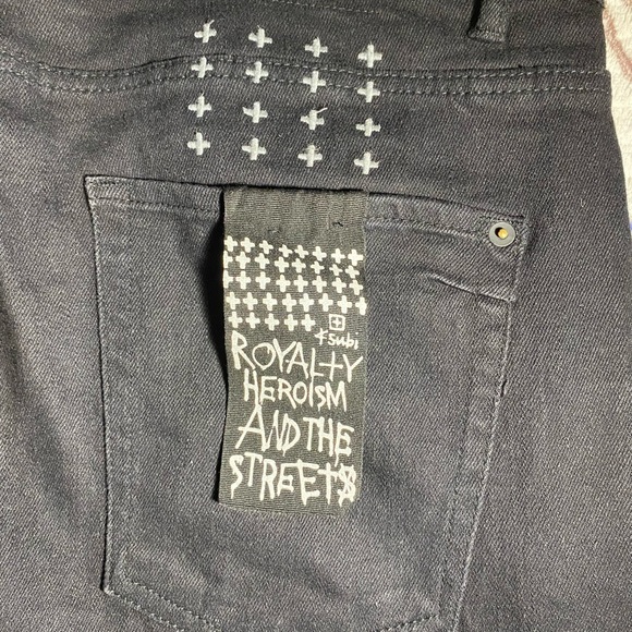Ksubi Denim Jeans with White Stitching